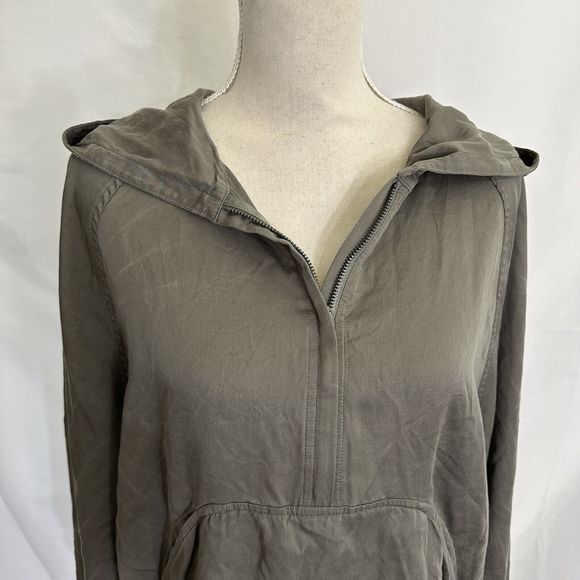 Lululemon Athletica City Stroll Hoodie Green Tencel Pullover Jacket 10 - Picture 3 of 6